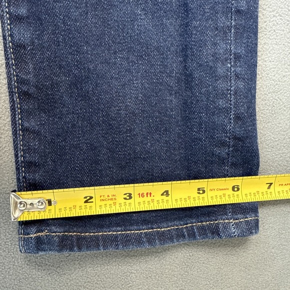 UNIQLO Jeans Mens 32x32 Blue Selvedge Kaihara Slim Straight Japanese Denim - Picture 11 of 13